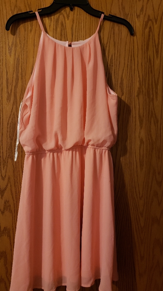 Peach boutique dress